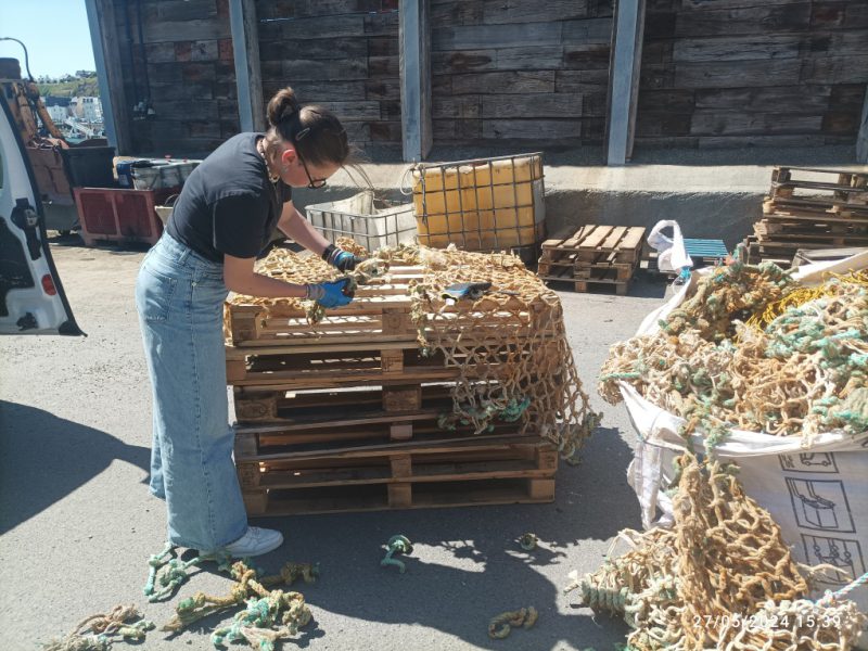 Favoriser la revalorisation  des engins de pêche dans les ports